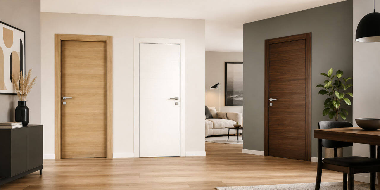 Come abbinare le porte interne all'arredamento