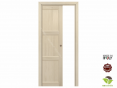 Porta per Interni in legno massello di Toulipier scorrevole interno muro - Mod. Giunone