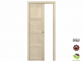 Porta per Interni in legno massello di Toulipier scorrevole interno muro - Mod. Venere