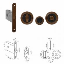 Conchiglia G500 con Serratura Bronzata marca Bonaiti